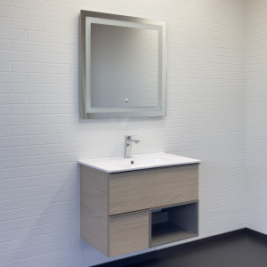 Новая коллекция мебели для ванной команты Comforty Тургояк 75